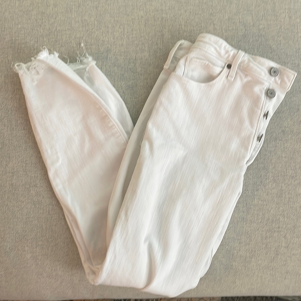 Abercrombie & Fitch High Rise Super Skinny Ankle Jeans